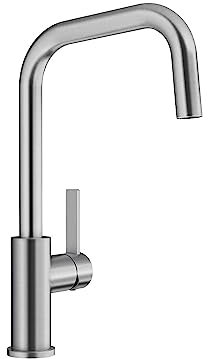 BLANCO JANDORA | Küchenarmatur aus massiv Edelstahl | Hochdruck | Rückflussverhinderer | Keramik Kartusche | Gesicherte Wasserqualität & wassersparend