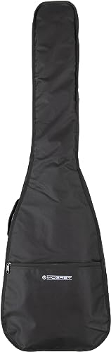 McGrey EBEB-1222BK E-Basstasche Schwarz - Praktischer Schutz für E-Bass - Mit verstellbaren Rucksackgurten - Aus robustem Nylon - Große Aufsatztasche - Maximale Innenmaße (LxB): 120 x 37 cm - Schwarz