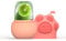 Ice Face Roller, MKNZOME Silicone Ice Roller for Face and Eyes Puffiness Relief Reusable Face Ice Cubes Migraine Pain Relief Facial Ice Mold Skincare Tools Gifts for Women Beauty