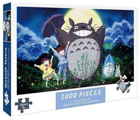Tuzsocr Jigsaw Puzzles 1000 Pieces for Adults,Family Activity Jigsaw Puzzles Educational Games,for Adults & Kids Age 12 Years Up (Totoro)
