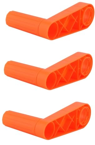 BESPORTBLE 3stücke Hochwertiger Schlauchaufroller Mit Kurbelgriff Orange Robustes Material Für Gartenbewässerung Einfache Installation Perfektes Zubehör Für Schlauchwagen