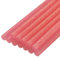 QUARKZMAN Mini Stick Colla a Caldo per Pistola Colla a Caldo 11mm x 200mm Rosso Chiaro Glitterato 12pz