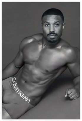 ahnld Michael B. Jordan Unterwäsche-Portrait-Poster, Leinwand-Poster, Schlafzimmer, Dekoration, Landschaft, Büro, Raumdekoration, Geschenk, 20 x 30 cm