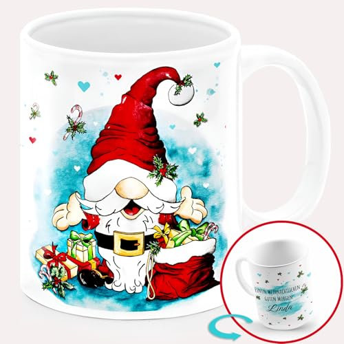 - Wichtel Tasse - personalisierte Geschenke Weihnachten und Wichteln für Erwachsene und Weihnachtstassen Kinder Nikolaus