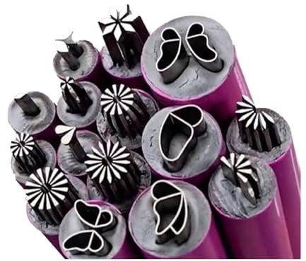 Multifunctional Nail Art Stamper Kit, 15 pc Flower, Stamper with Different Patterns and Dotting Tools