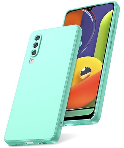 Watana for Samsung Galaxy A50 A50S A30S Case, Soft-Touch Silicone Phone Case, Shockproof, DustProof, Antiskid Full Body Armour Phone Cover with Microfiber Lining for samsung A50 A50S A30S,Mint Green