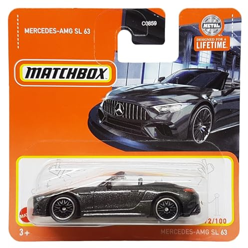 Matchbox - Mercedes-AMG SL 63 - MBX Showroom 72/100 - HVN62 - Short Card - schwarz metallic - Cabriolet - Superfast Lesney - Mattel 2024-1:64