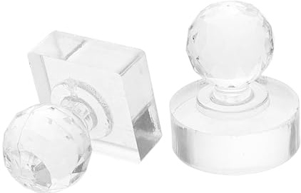 BELLIFFY 2 Stück Presswerkzeug aus Kunststoff zum Lidschatten Herstellen mit Quadratischer und Runder Form Tragbares Design für Selbstgemacht Enthusiasten und Vielseitige Schminkpalette
