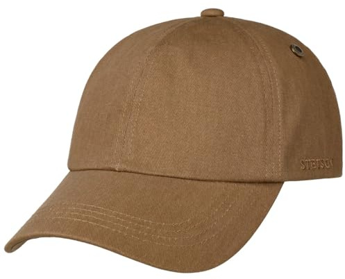 Stetson Classic Cotton Sun Cap 6 Panel Uni einfarbig Damen und Herren Frühling Sommer