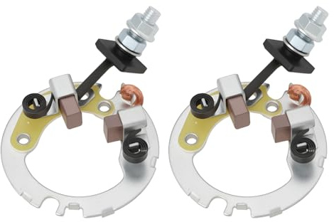 YINETTECH 2 cepillos de carbono para reparación de motor de arranque de motocicleta con base compatibles con Honda SH 125 150