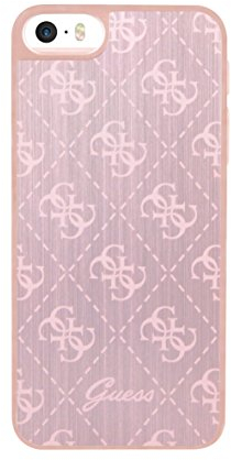 Guess – Cover per iPhone 5S/Si Rosa/Alluminio