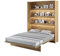 Schrankbett LENART Wandklappbett 160x200 BED CONCEPT Vertikal Eiche