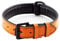 Brute Strength Hundehalsband aus Leder - Orange - L - 46-53 cm