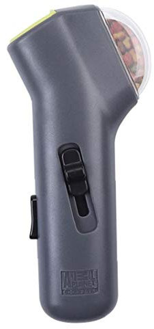 Hotaden 1pc Jouet pour Chien grignotines Lanceur Feeder Jouet interactif Distributeur pour Animaux de Compagnie Jouets Gris 18 * 7.6 * 7.5cm