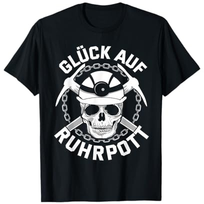 Ruhrpott Tshirt Herren für Bergbau NRW Ruhrgebiet Kohle Pott T-Shirt
