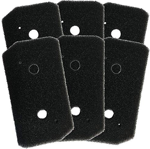 Comedes Schwammfilter kompatibel mit Bosch Trockner Wärmepumpentrockner | einsetzbar statt Bosch Filter 12007650 | Schaumfilter Sockelfilter Nachmotorfilter Ausblasfilter Wärmetauscher (6 Stück)