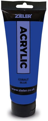Zieler 120ml Acrylic Paints (Colbolt Blue)