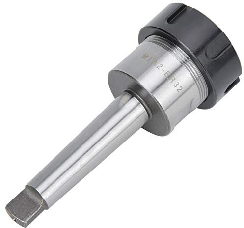 EVTSCAN MTA2-ER32 Porte-outil de mandrin à pince, acier rapide, cône Morse pour broche MTA2, pour fraiseuse CNC, tour