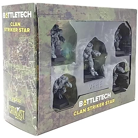 Catalyst Game Labs - BattleTech Clan Striker Star - Miniature Game -English Version, Grau