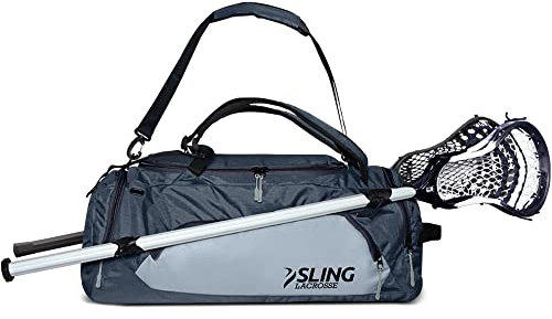 Lacrosse Bag Hybrid 3.0 – Verwendung als Rucksack oder Seesack, hält 2 Sticks und all Ihre Ausrüstung mit einem Fassungsvermögen von 40 l