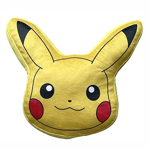 Konturen-Kissen Pikachu | 40 x 40 cm | 3D Kissen | Pokemon | Dekokissen