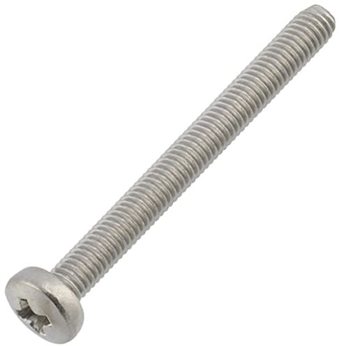 AERZETIX - C59759 - Lot de 10 Vis à métaux à tête cylindrique M3x30 mm à empreinte PH1 - boulon d'assemblage - DIN 7985 - en acier inoxydable A2 - couleur argent
