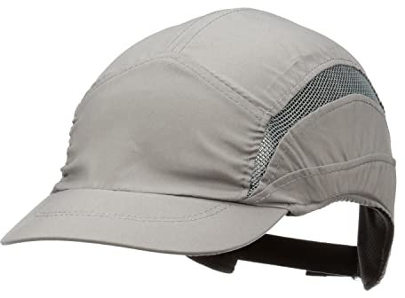 3M™ First Base™ 3 Bump Cap 2030607, Classic, grigio, visiera ridotta, 55 mm