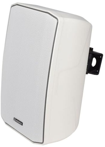 Adastra Indoor & Outdoor Lightweight PA Speakers with Moulded ABS Cabinets 6.5 White