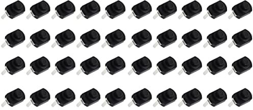SAFIGLE 40pièces Bouton De Remplacement off Pour Torche Électrique Led Petits Noir Accessoire Et Pratique