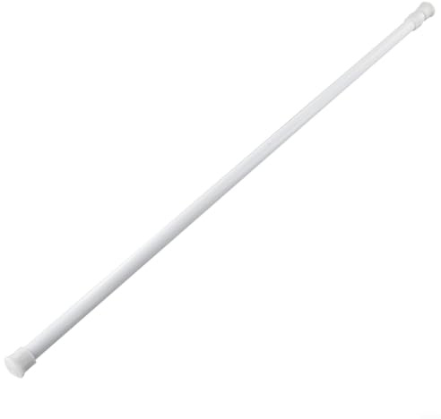 Barre de tension télescopique pour armoire et salle de bain Longueur réglable Aucun outil nécessaire (60-110 cm)