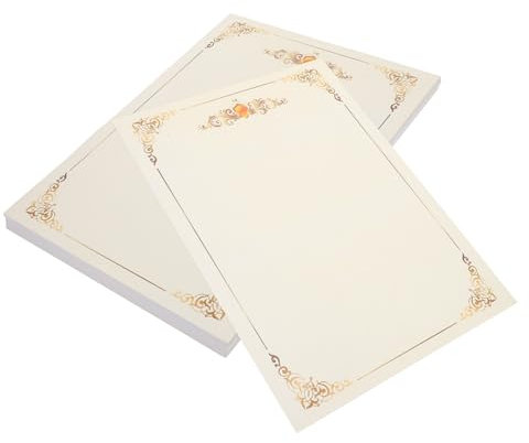 HONMEET 100 Blatt Ehrenurkunden Leeres Diplompapier Zum Drucken Bedruckbares Auszeichnungspapier Für Preisverleihung