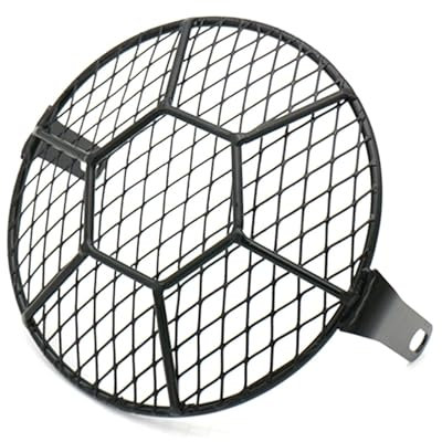 Headlight Schutz Protector Für Yamaha 7 Zoll Motorrad Universal Grill Licht Lampe Abdeckung Scheinwerfer Protector Motorrad-Scheinwerferschutz(3)