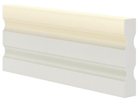GOCHUSX Raumteiler Bildschirm, Freistehende Trennwände, Faltbarer Raumteiler, Papiertrennwand, Kreative Trennwand Für Home-Office-Bekleidungsgeschäft(B-White,150-200x25x118cm)