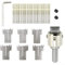 ZAMETTER 30PCS Ring Drill Bit Set 16-21mm Wood Ring Drill Bit Bead Making Set