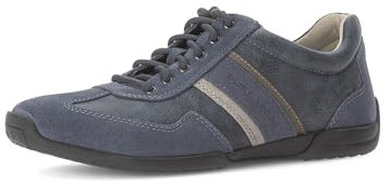 Pius Gabor Herren Sneaker Low,Halbschuhe,recyceltes Futter,Wechselfußbett,Sportschuhe,Freizeitschuhe,Fjord/Fjord/Midgrey,46.5 EU / 11.5 UK