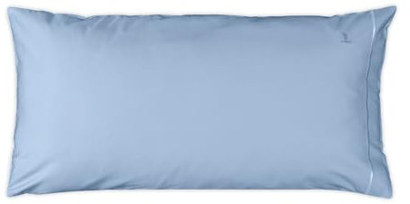 MÖVE Luxury Kissenbezug 80x40 cm aus 100% Baumwolle, Light Blue