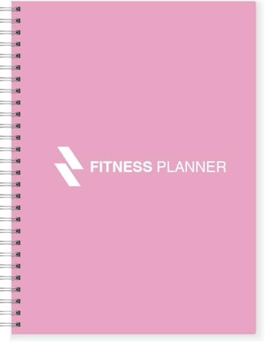 Ultimate Fitness Workout Gym Log Book, 100 Page - A5 Exercise, Fitness and Training Planner & Gym Journal - Track Progress & Set Goals (Pink)