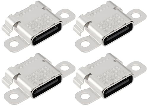 ECSiNG 4 Piece Charging Port Type C Socket Compatible with Amazon Fire HD 10 TG425K 13th Generation Tablets