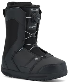 Ride Rook - Botas de snowboard para hombre, color negro, talla 14