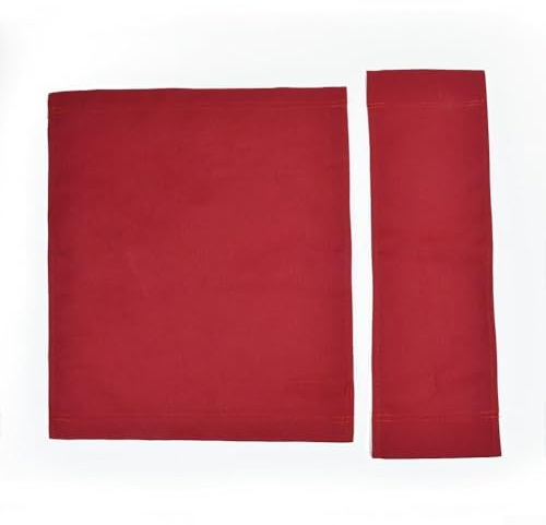 Gdfnmogo Regiestuhl-Ersatzbezüge, für den Außenbereich, Garten, Segeltuch, Sitzbezug-Set, Terrassenmöbel, Zubehör, wetterfester Stoff, Stuhlbezüge für Gartenstühle (rot)