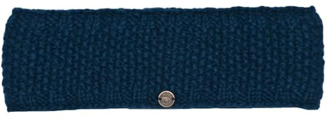 Black Yak 100% Pure New Wool Unisex Moss Stitch Headband - Teal