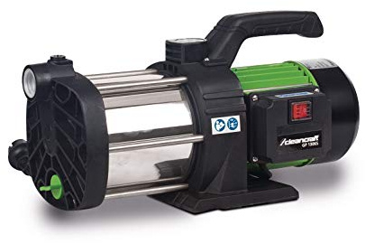 Cleancraft Gartenpumpe GP 1306S (für Klarwasser, Motorleistung 1300 W, Ansaughöhe max. 8 Meter), 7521205