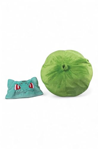 DISGUISE 90303 Bulbasaur Headband & Tail Set Pokemon Balbasaur Costume Accessories, Cartoon, Green, Adult Size