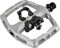 Xpedo Unisex – Erwachsene Ambix Fahrradpedale, Silber, 9/16 Zoll