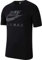 NIKE Men's NSW Air Max T-Shirt (UK, Alpha, M, Regular, Regular, Black)