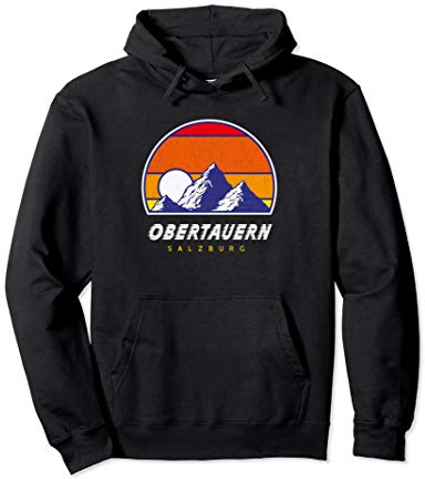 Obertauern Salzburg - Österreich Retro 80s Ski Geschenk Pullover Hoodie