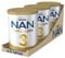Nestlé NAN SUPREMEPRO 3 Leche de crecimiento en polvo, 3x800g