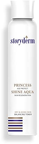 Storyderm - Gesichtswasser - Gesichtsreiniger PRINCESS SHINE AQUA aus Korea – Anti-Aging Tonic Toner, revitalisierend, pH-Gleichgewicht, gegen Trockenheit & Falten – 150ml