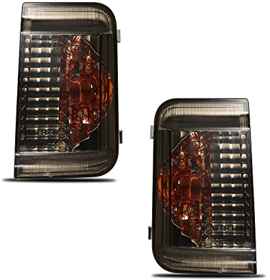 WISGOL Blinkerleuchte Außenspiegel Blinker passt für Citroen Jumper 2006 -UP FIAT Ducato 250 2006 -UP PEUGEOT Boxer 2006 -UP Ein Paar Spiegel Rauch Linse Enthält keine W16W Glühbirne (Rauch)