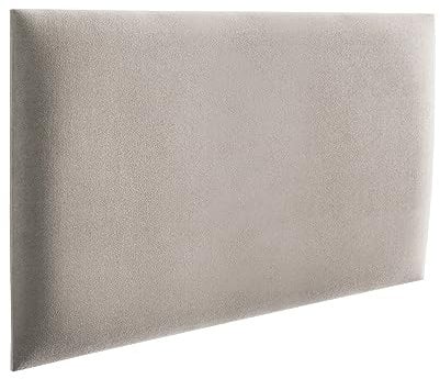 RAVIO Wandpaneele gepolstert | 3D Wandverkleidung mit Schaumstoff | Wandkissen als Kopfteil für Bett | Wanddekoration für Schlafzimmer, Kinderzimmer, Büro, Diele | (Beige, 50 x 40 cm)